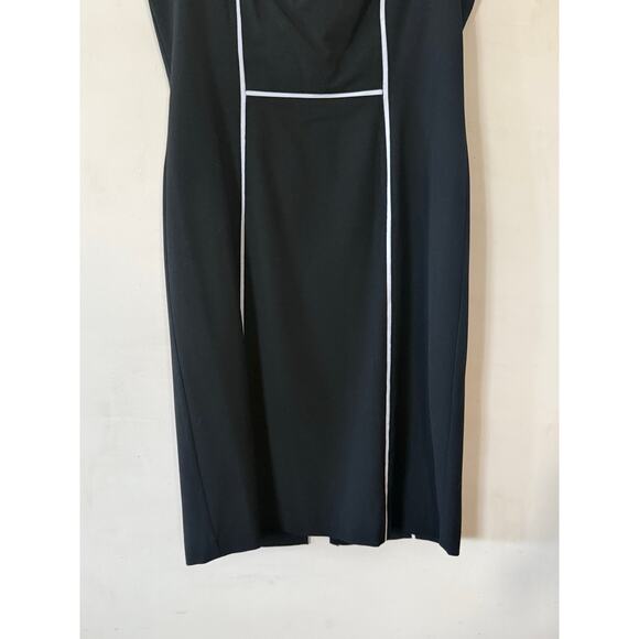 White House Black Market Black and White Mini Dress - Picture 2 of 11